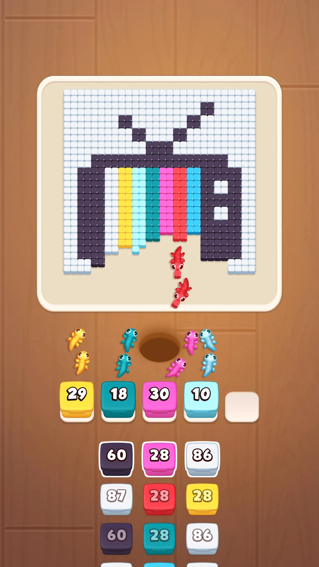 Hungry Gecko: Pixel Hunt screenshot